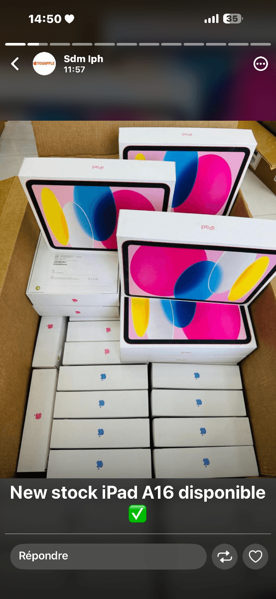 iPad A16 11th generation 128gb scellé