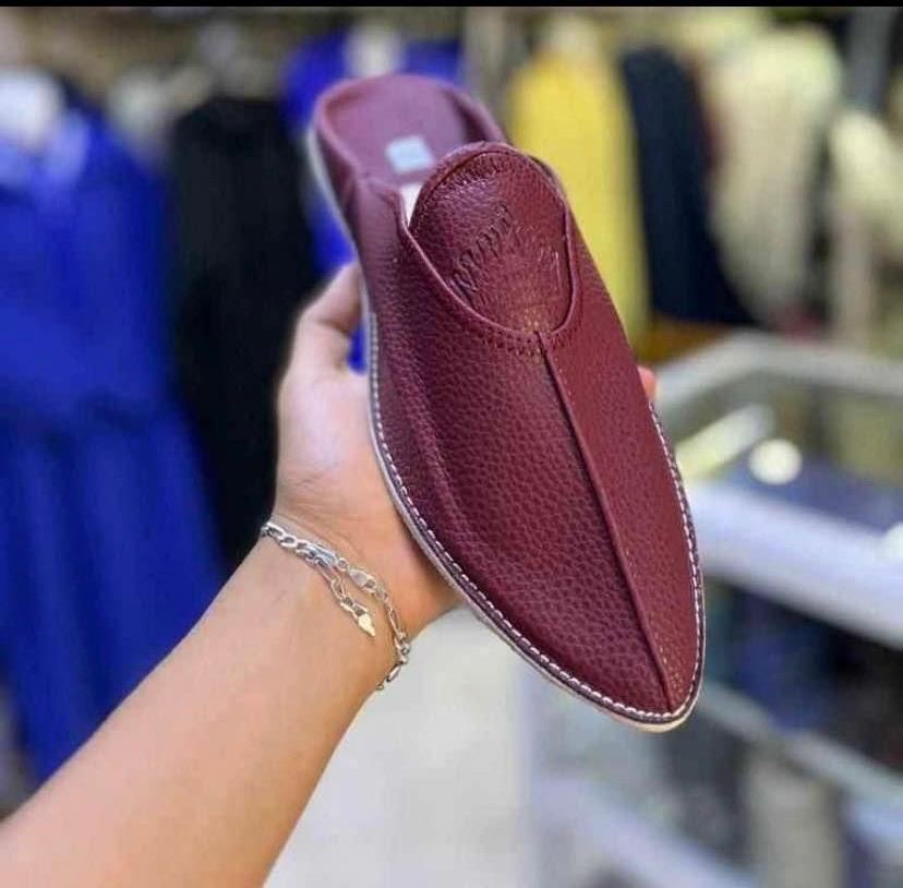 Marakiss ou Babouche Marocaine en cuir
