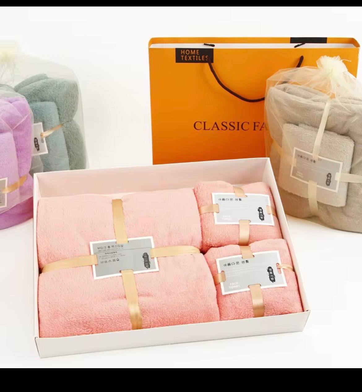 Des serviettes 3 pièces