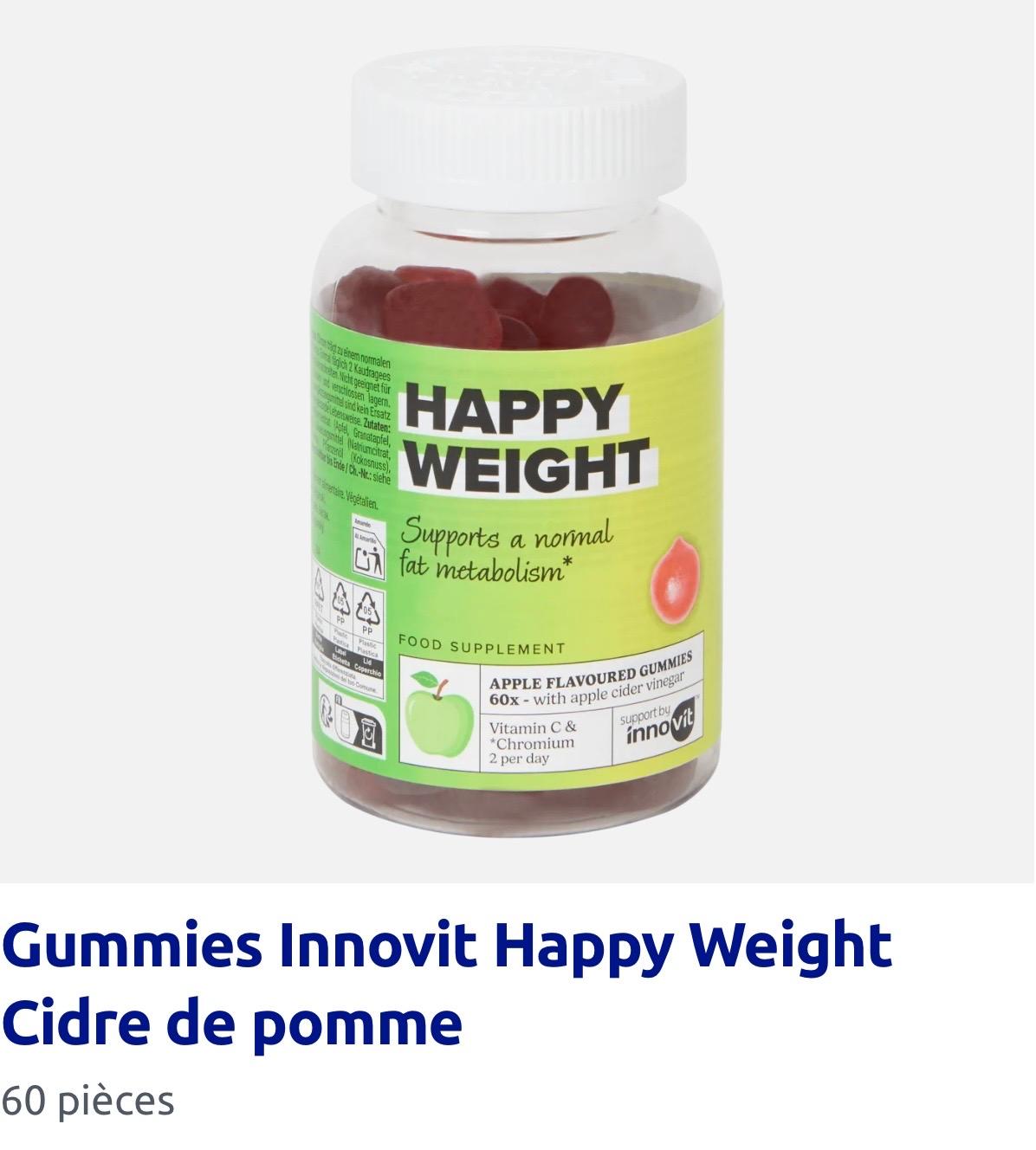 Gummies coupe faim