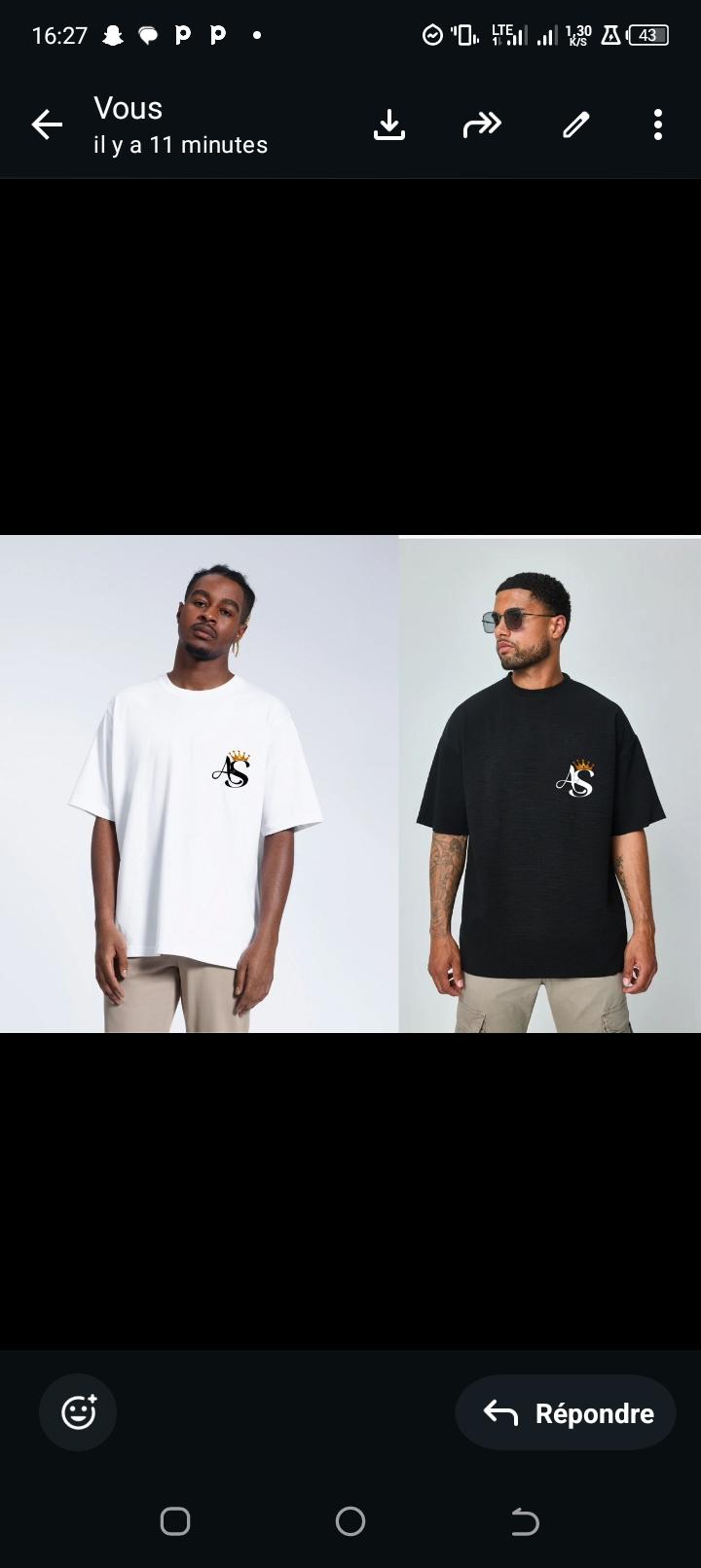 Vente de vêtements