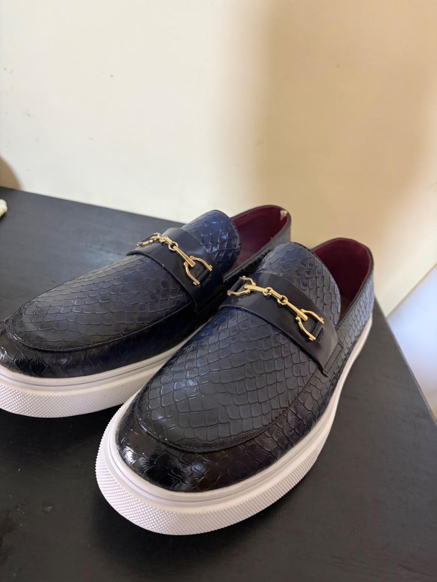 Mocassin bleu