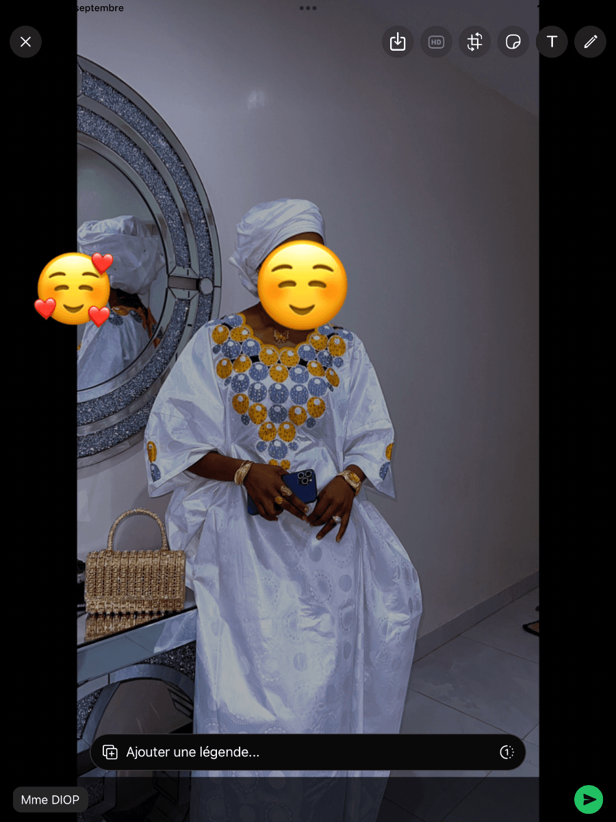 Mini grand boubou