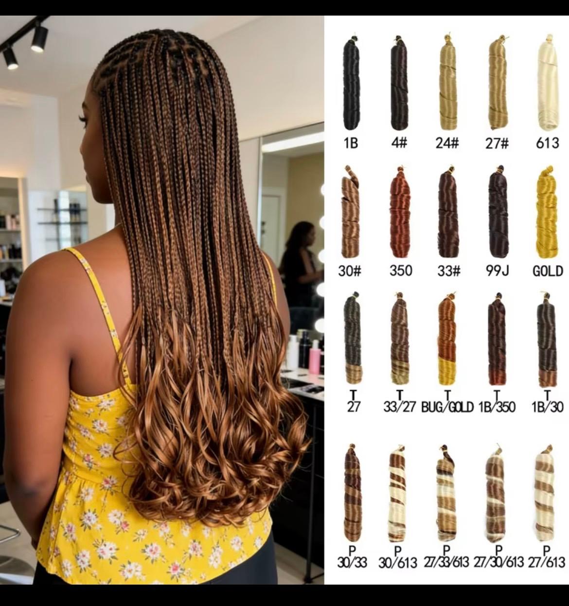 Mèche French curly